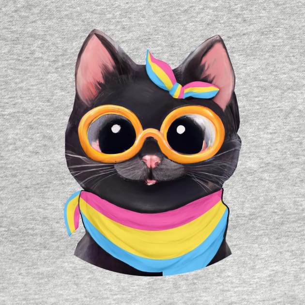 Cute Pansexual Shirt, Cute Pan Shirt, Cute Pan Pride, Subtle Pan Shirt, Pansexual Cat, Pan Flag Color, Pansexual Pride, Pan Pride Shirt, Subtle Pansexual, Cute Pansexual, Pansexual Clothing, Pansexuality Shirt, Cute Pansexuality by GraviTeeGraphics